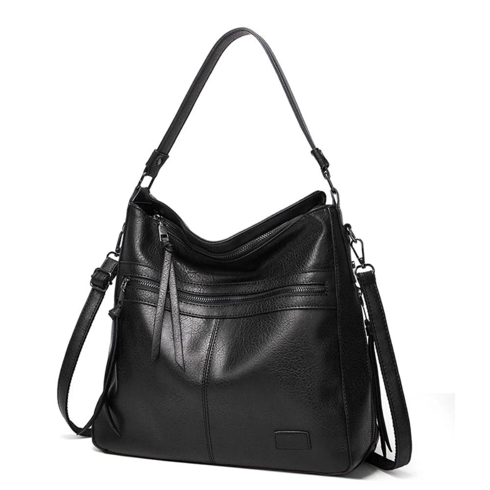 Leren Schoudertas met Verstelbare Riem Dames Premium Flap Crossbody Handtas voor Dagelijks Gebruik en Uitgaan | Sansoti