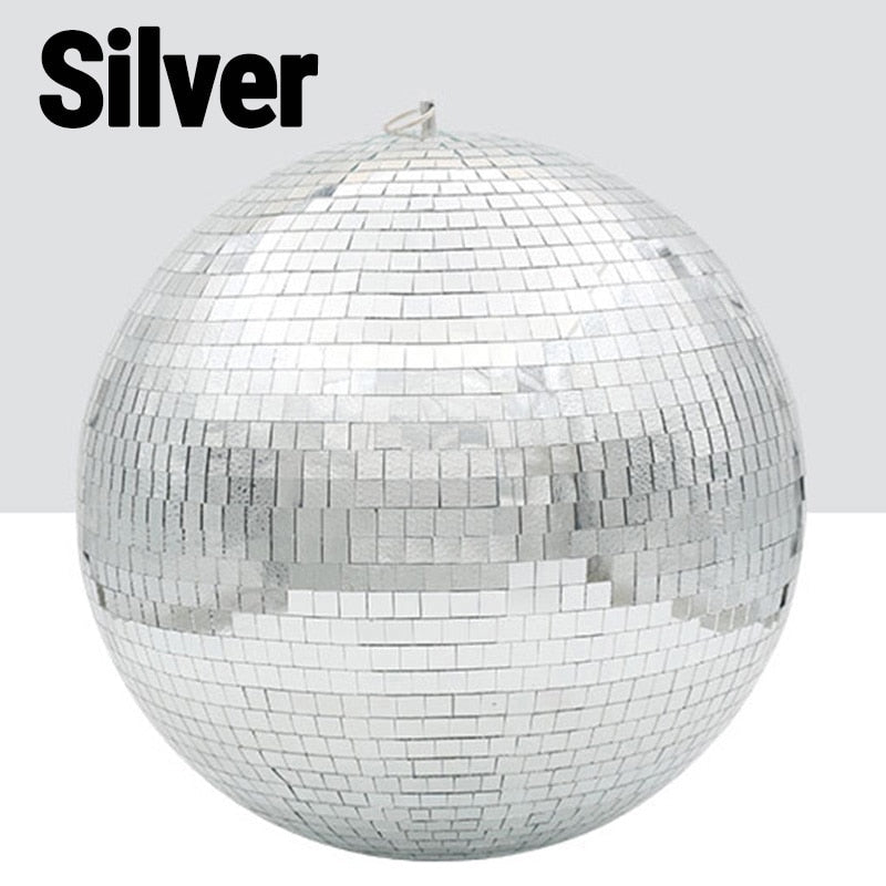 Grande boule disco miroir rotative avec moteur en option pour fête, DJ et éclairage de scène 10–30CM | Restfield