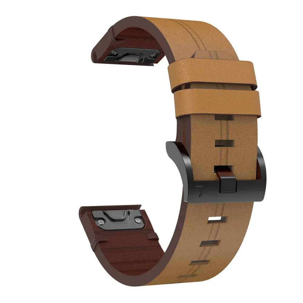 Lederarmband für Armbanduhren mit Schnellverschluss, stilvolles Design, komfortabler Tragekomfort, universelle Passform | Sansoti