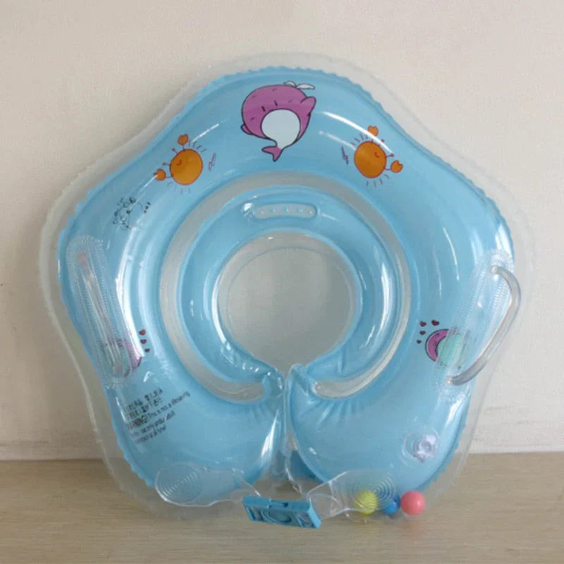 Baby Neck Ring Swimming Aid for Swim Lessons from 1 Month – Safe Baby Swimming with Inflatable Neck Float | Sansoti