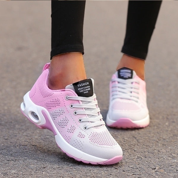 Ergonomic Women's Sneakers with Arch Support and Cushioning for Everyday Comfort Walking and Training | Sansoti
