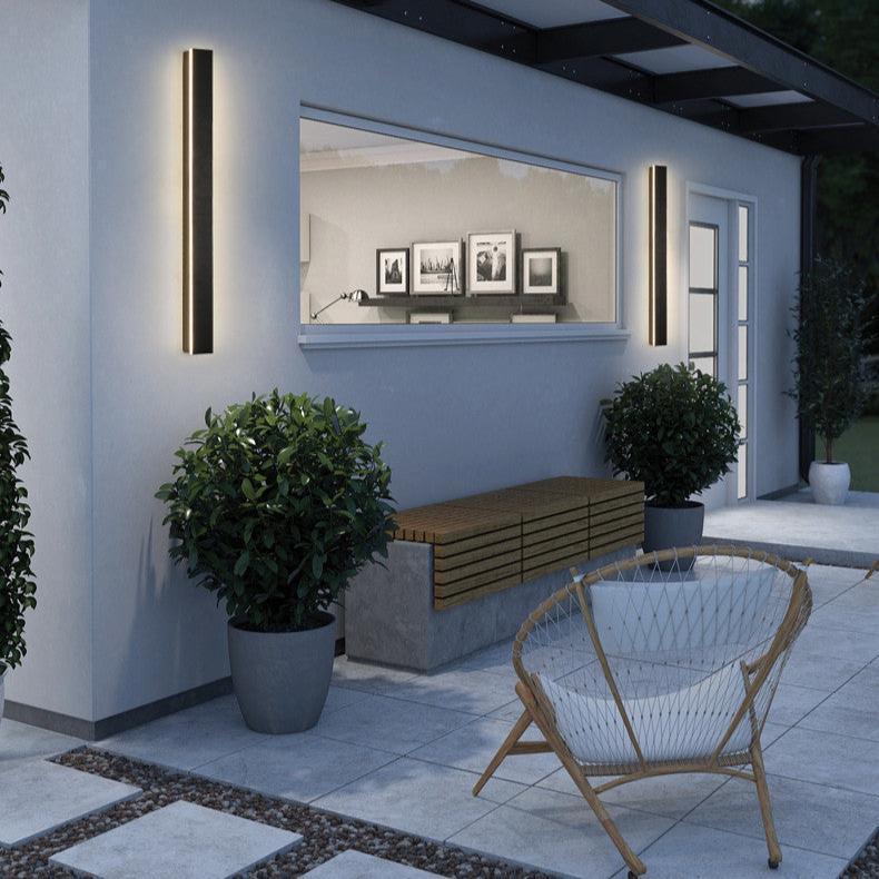 LED Wandleuchte Außen Innen IP65 Wasserdicht 30cm bis 120cm Minimalistisch Modern | Restfield