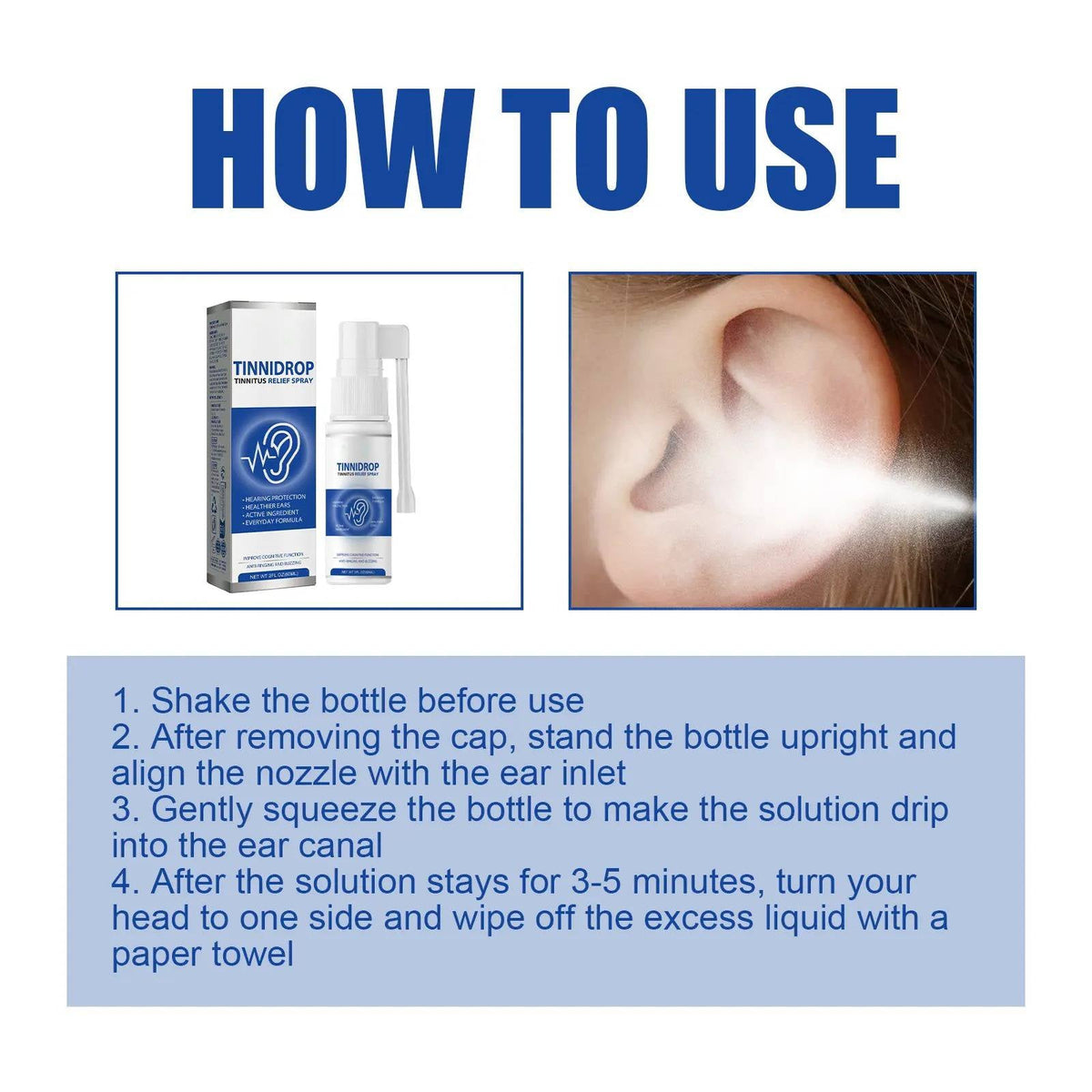 Gouttes auriculaires naturelles en lot de 2, au ginkgo biloba, à la lavande et au bouillon-blanc, pour les soins auriculaires thérapeutiques et le bien-être | Sansoti