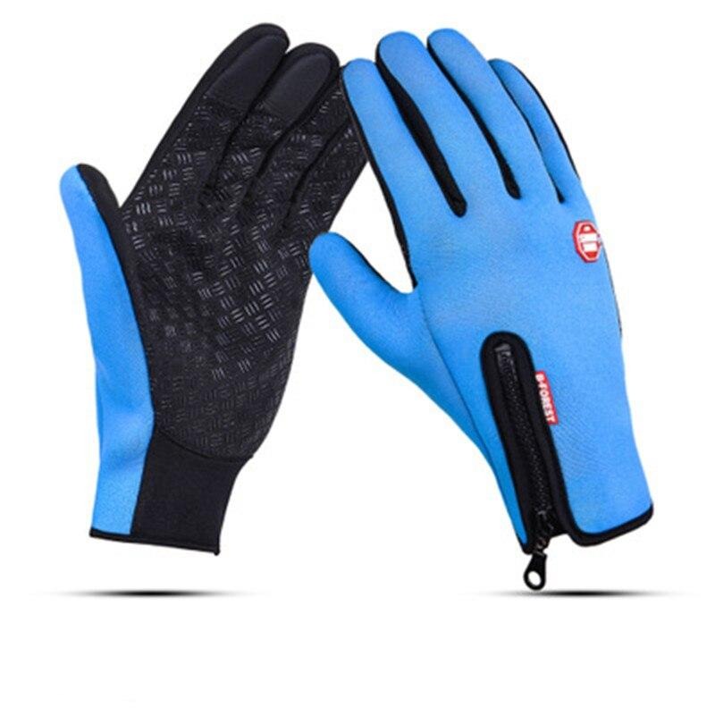 Waterbestendige en Winddichte Handschoenen – Zachte Fleece Voering Thermo Touchscreen Compatibel – Unisex Winter Handschoenen Outdoor Sport Fietsen Wandelen | Sansoti