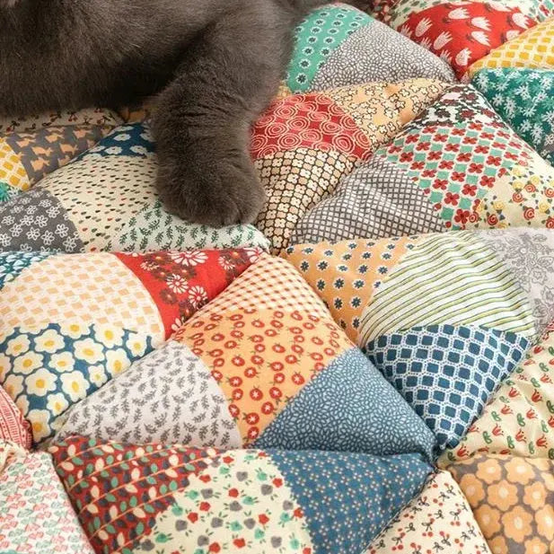 Zachte Bloemen Bankhoes – Wasbare Petmat voor Katten en Honden – Beschermhoes Bank | Sansoti