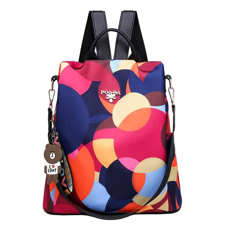 Women's Backpack with Hidden Pockets Waterproof Anti-Theft Design Lightweight | Sansoti