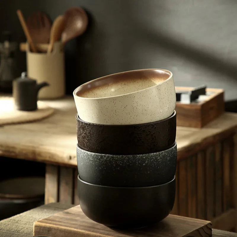 Keramische Soepkommen Set 4-delig Modern Design | Sansoti