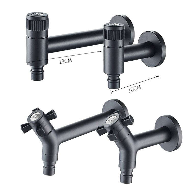 Moderne Wateraansluitkraan met Wandmontage – Outdoor Tuinkraan met Messing Kernklep | Sansoti