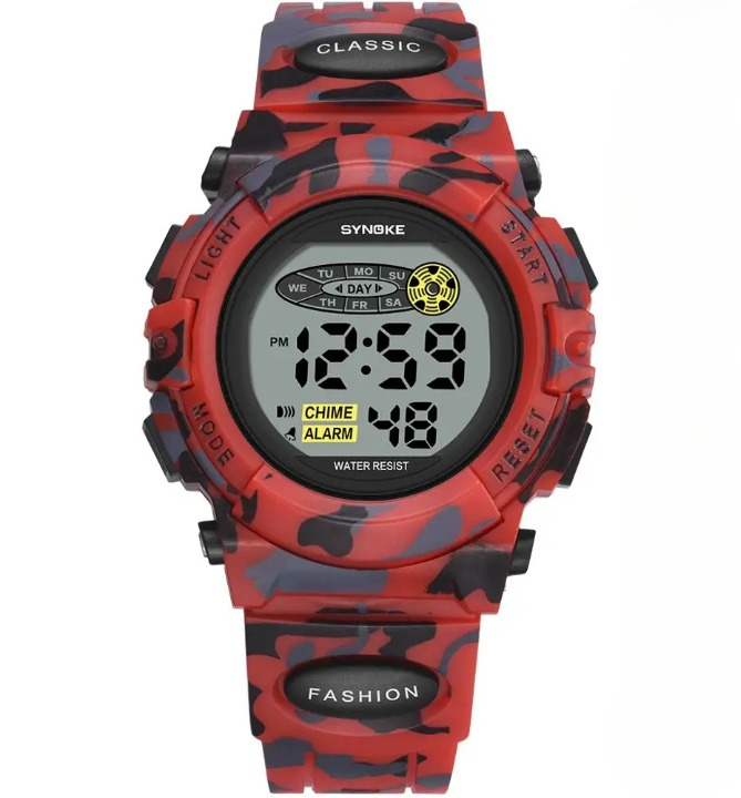 Digital Children's Watch Waterproof LED Display Sports Watch with Stopwatch Date Alarm Boys Girls School | Sansoti