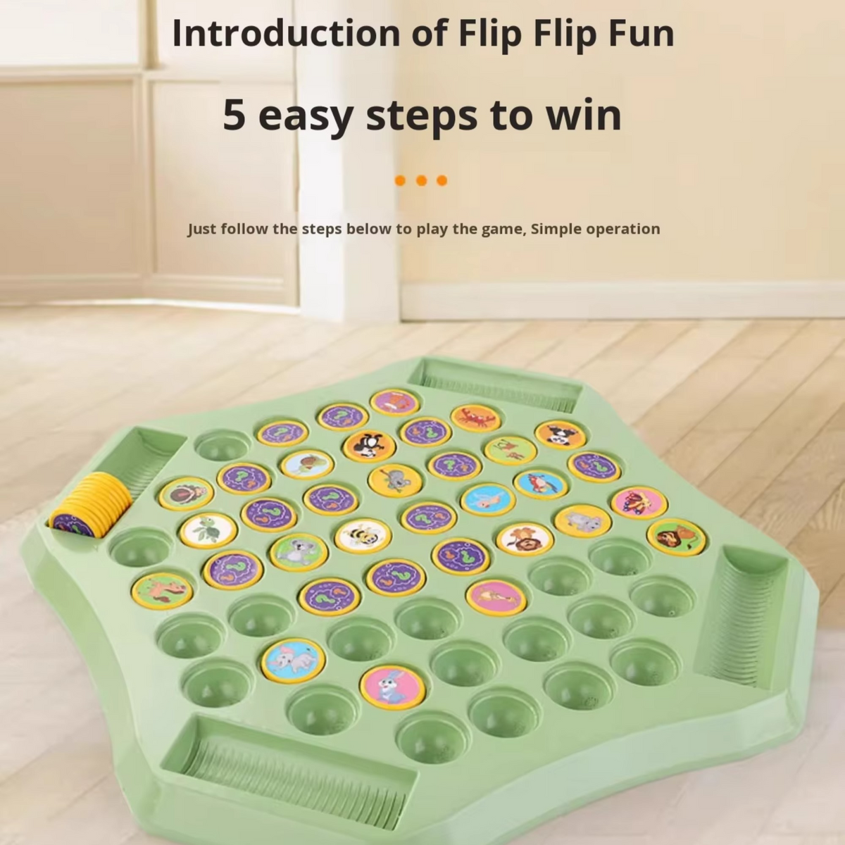 Memory Game for Children with Rotating Discs Educational Concentration Game 27x24cm for 2 Players Brain Teaser | Sansoti