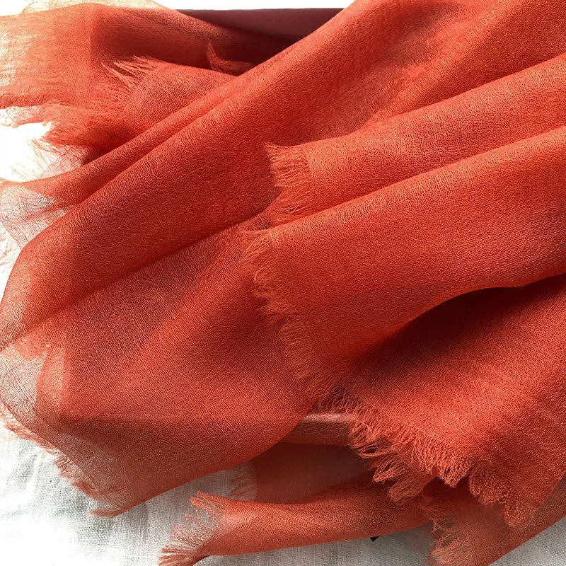 Cashmere Scarf for Women and Men 230x100cm Finest Ring Cashmere Ultralight Soft Winter Scarf for All Seasons | Sansoti