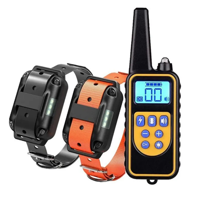 Electronic Dog Training Collar Waterproof Rechargeable with Remote Control 300m Range for Dogs | Sansoti