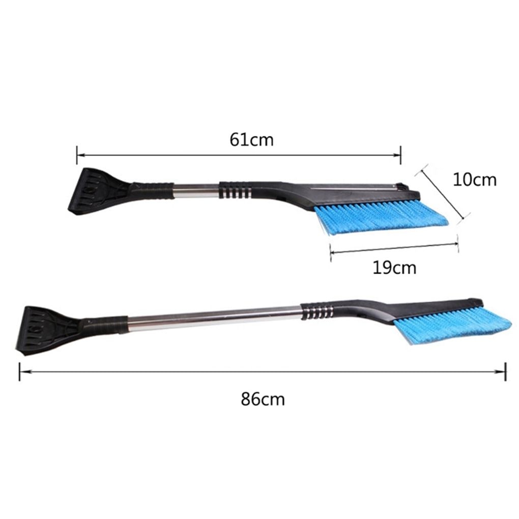 Adjustable Snow Brush with Scraper for Car 84cm Telescopic Handle Winter Ice Scraper Cleaning | Sansoti