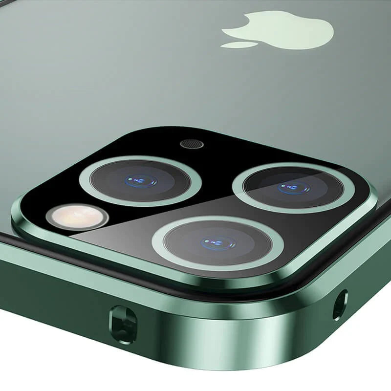 Coque de Téléphone en Verre Magnétique avec Protection d'Écran Vie Privée — Protection 360° pour iPhone | Sansoti