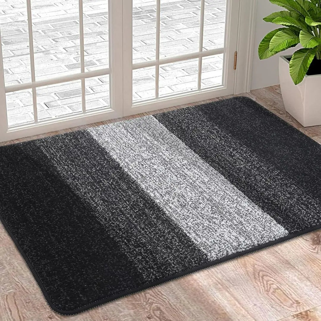 Wasbare Deurmat met Microfiber Oppervlak en Antislip Onderzijde – Absorberend Vloerkleed voor Hal Keuken | Sansoti