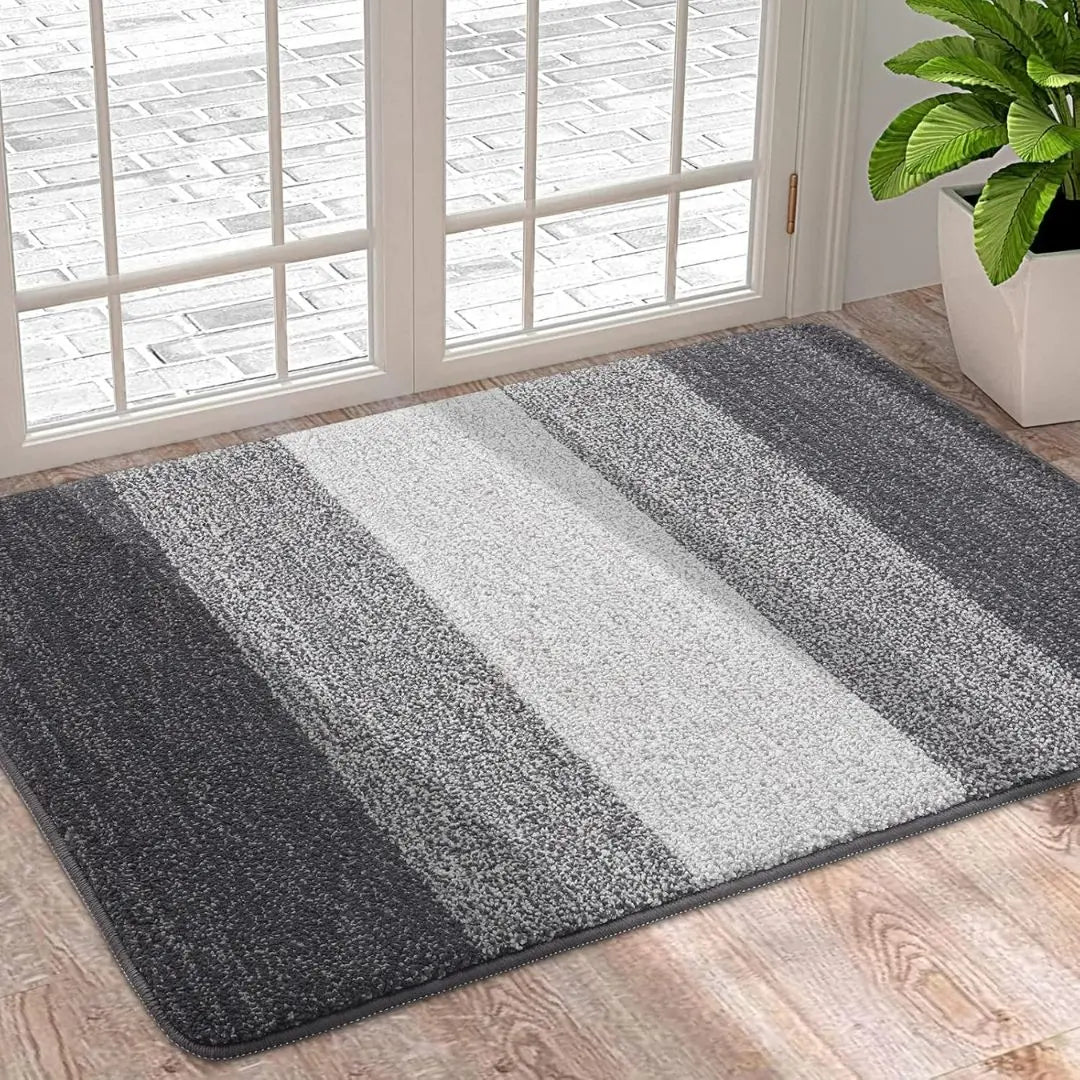 Wasbare Deurmat met Microfiber Oppervlak en Antislip Onderzijde – Absorberend Vloerkleed voor Hal Keuken | Sansoti