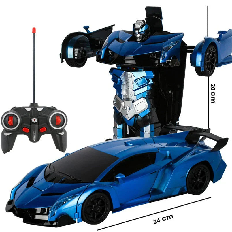 RC Transformerende Auto – Speelgoedauto en Robot in Één met Afstandsbediening | Sansoti