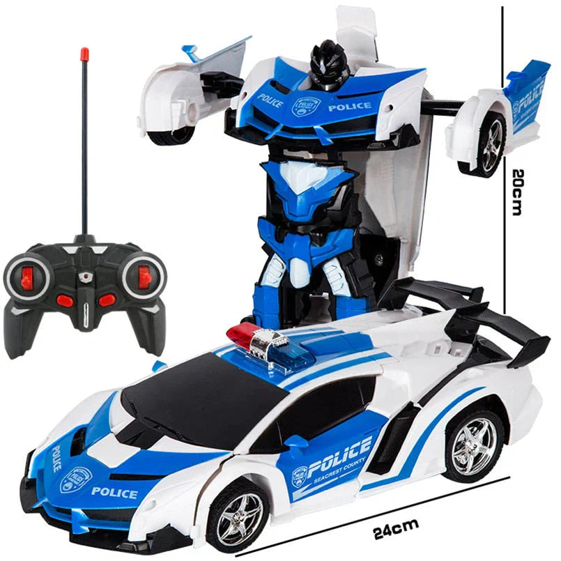 RC Transformerende Auto – Speelgoedauto en Robot in Één met Afstandsbediening | Sansoti