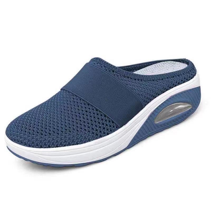 Baskets orthopédiques pour femmes avec amorti à coussin d’air, en mesh respirant, chaussures de marche antidérapantes, pointures 35-42 | Sansoti