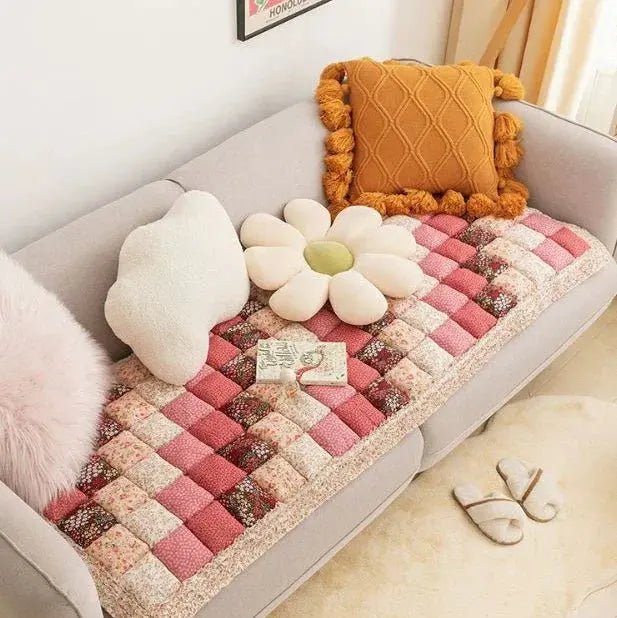 Zachte Bloemen Bankhoes – Wasbare Petmat voor Katten en Honden – Beschermhoes Bank | Sansoti