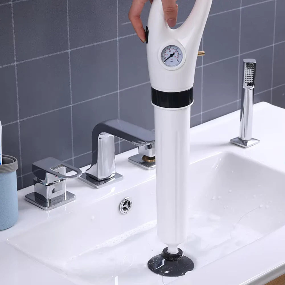 Ontstopper met Luchtdruk – Efficiënte Afvoerreiniger voor Toilet, Gootsteen en Douche | Sansoti