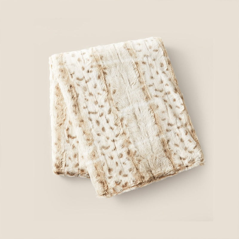 Tapis à imprimé léopard doux à poils longs antidérapant, imprimé animalier beige et marron, salon, chambre, tapis de sol | Sansoti