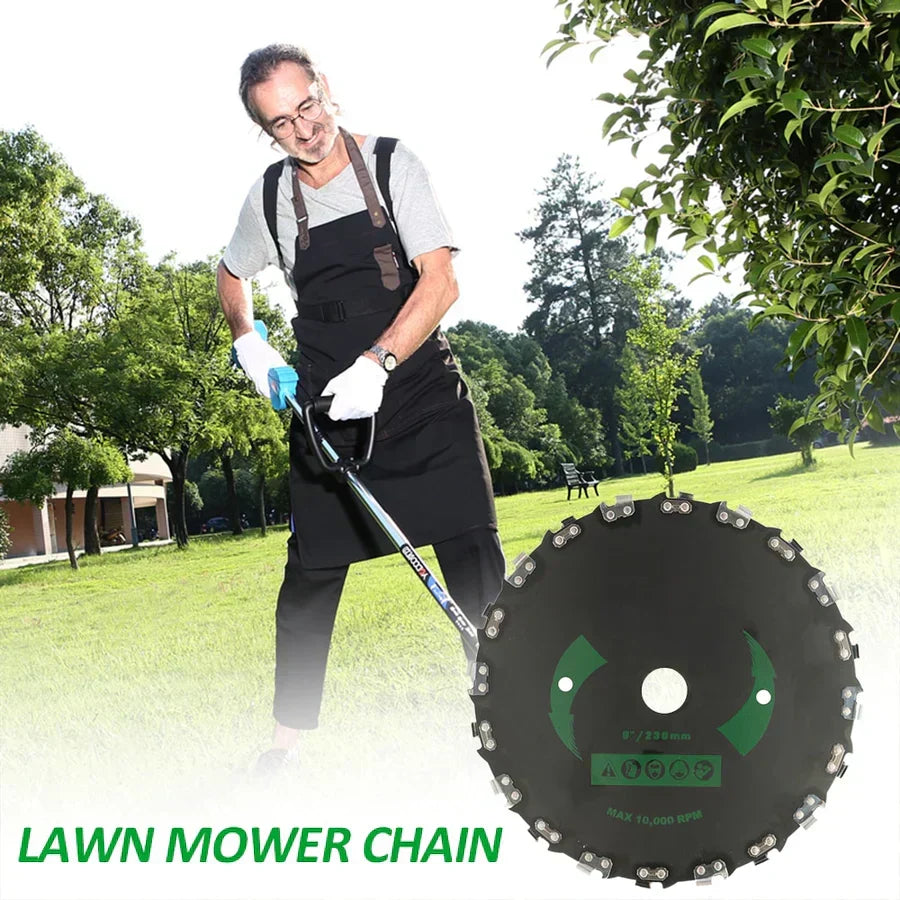 Grastrimmer Staalblad 23cm Diameter Professionele Grasmaaier Onkruidverwijdering Tuin Gazon Tuinonderhoud | Sansoti