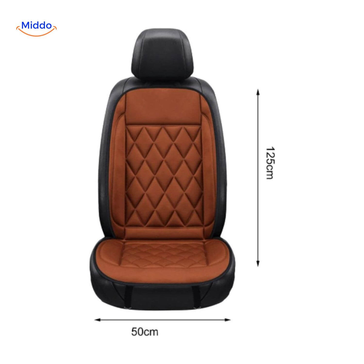 Verwarmbaar Zitkussen 12V Auto Stoelkussen Snelle Opwarming Warme Zitting Rugsteun Comfort Winter Autostoel | Sansoti