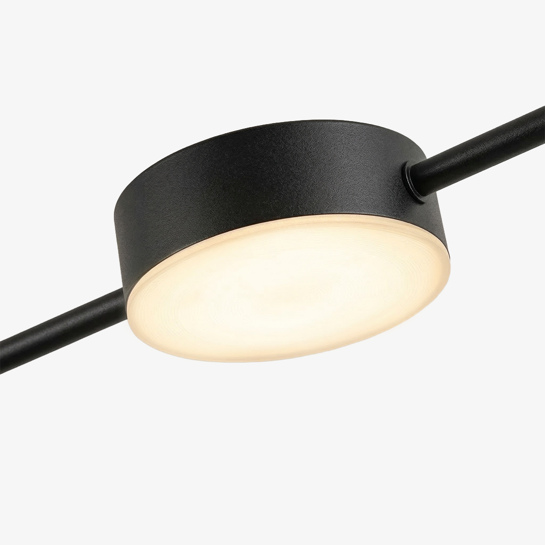 Lineaire LED Hanglamp Helios – Moderne Verlichting met Metaal en Acryl voor Eetkamer en Woonkamer | Sansoti