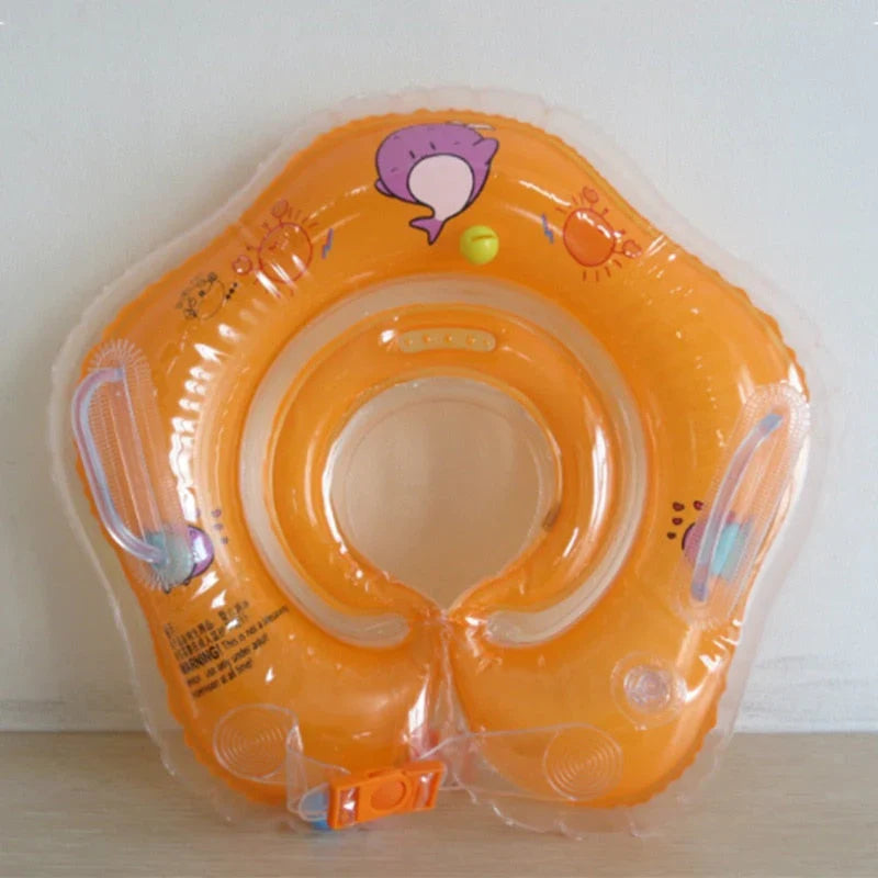 Baby Neck Ring Swimming Aid for Swim Lessons from 1 Month – Safe Baby Swimming with Inflatable Neck Float | Sansoti