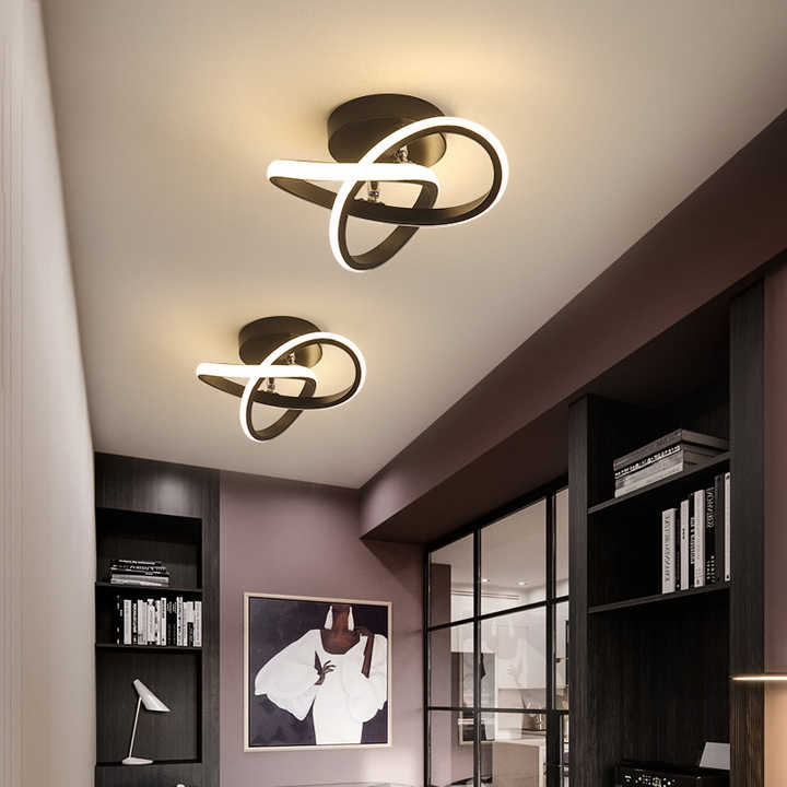 Plafondlamp met Verstelbare Armen LED Dimbaar Modern Design voor Woonkamer Slaapkamer Klaver Cirkelvorm Stijlvol | Sansoti