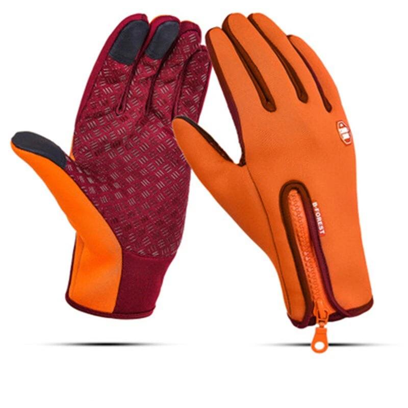 Waterbestendige en Winddichte Handschoenen – Zachte Fleece Voering Thermo Touchscreen Compatibel – Unisex Winter Handschoenen Outdoor Sport Fietsen Wandelen | Sansoti