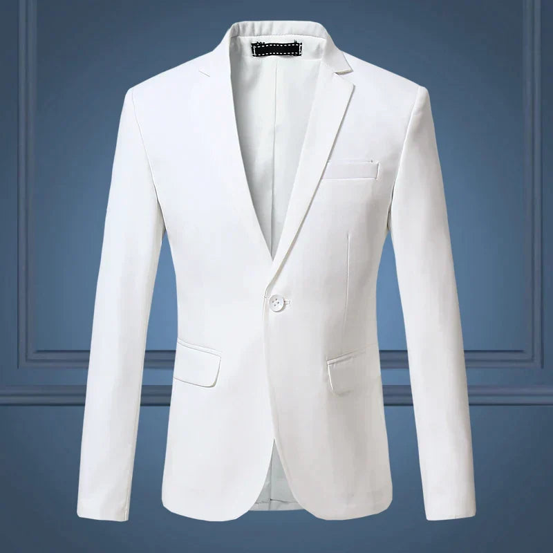 Stilvolles Herren-Sakko, Slim Fit, Business, für formelle Anlässe, komfortabel, hochwertiges Polyester, geschäftlich | Sansoti