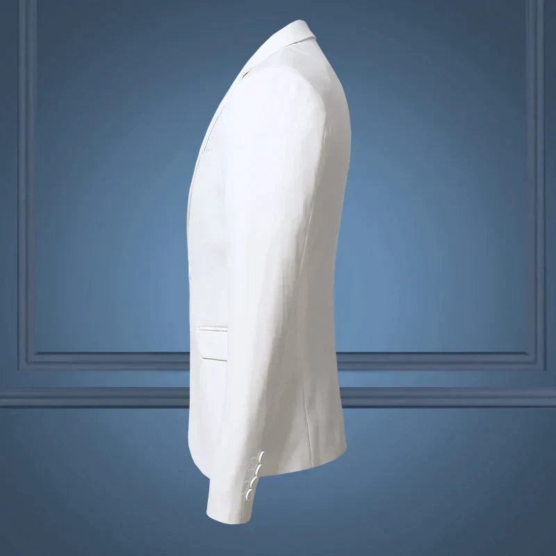 Stilvolles Herren-Sakko, Slim Fit, Business, für formelle Anlässe, komfortabel, hochwertiges Polyester, geschäftlich | Sansoti