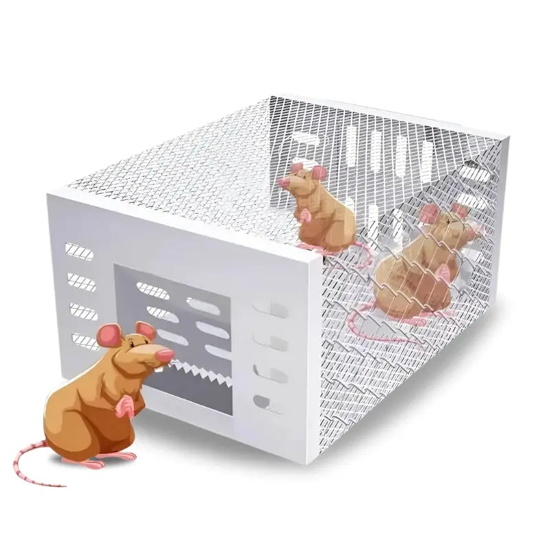 Automatische Muizenval met Gevoelige Deur – Herbruikbaar – 30x22x15cm | Sansoti