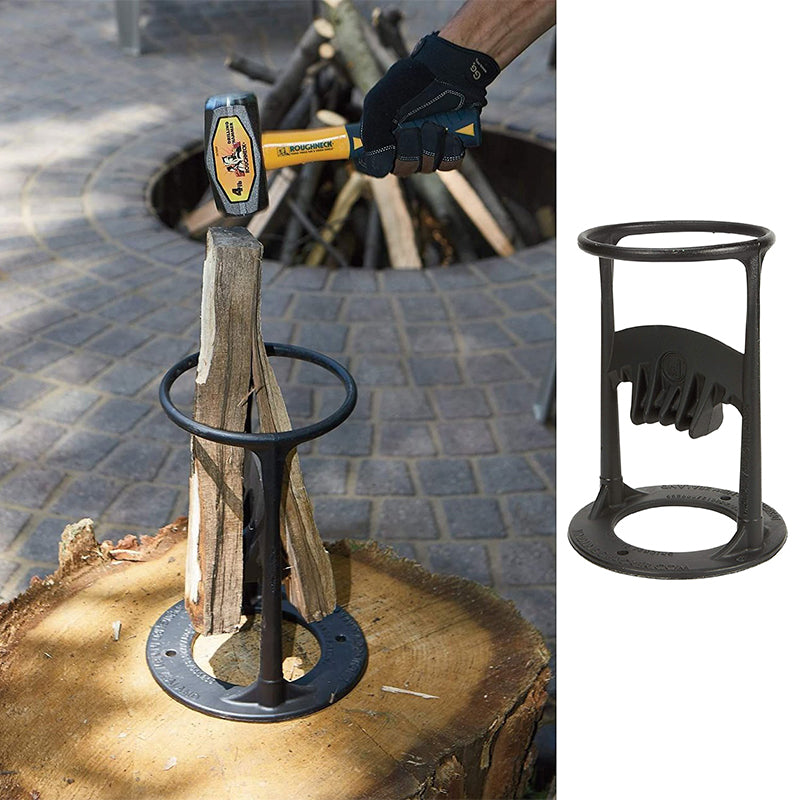 Handmatige Houtsplijter Gietijzer 27cm voor Haardhout en Camping | Sansoti