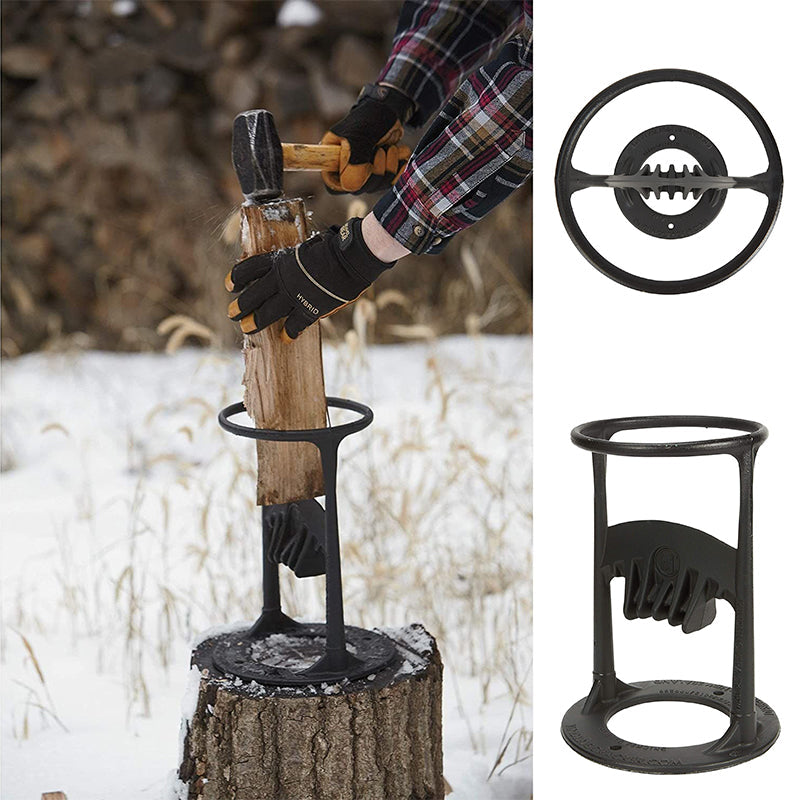Handmatige Houtsplijter Gietijzer 27cm voor Haardhout en Camping | Sansoti