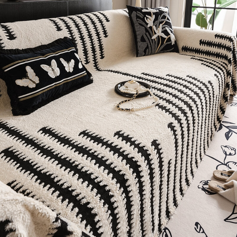 Plush Sofa Cover for Pets, Washable Furniture Protector, Comfortable Soft Cover for Living Room Sofa | Sansoti