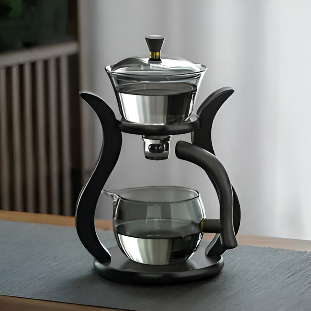 Glasteekanne mit Teesieb Magnetisches Tropfsystem 600ml | Restfield