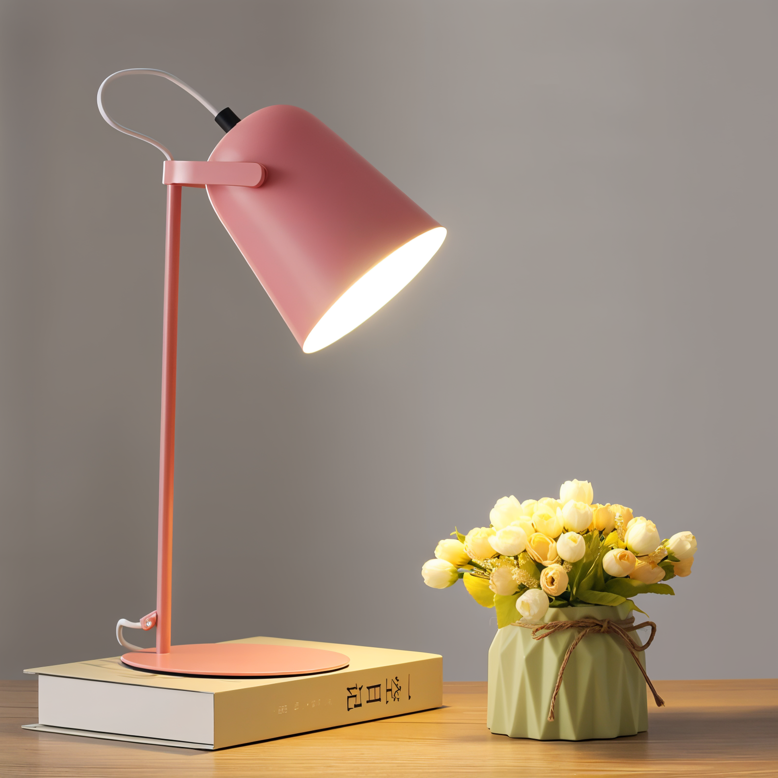Bureaulamp Macaron met Verstelbare Arm | Scandinavisch Design | Sansoti