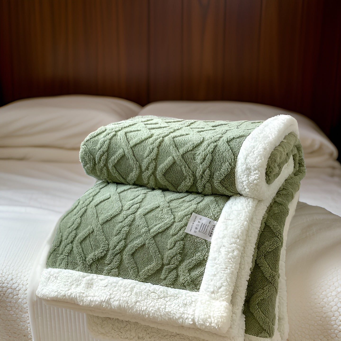Fleecedeken Tweezijdig Polyester Grijs Wit Bank Bed Warm Deken 100x150 150x200 200x230 cm Zacht Plaid Winterdeken Sherpa Deken | Sansoti