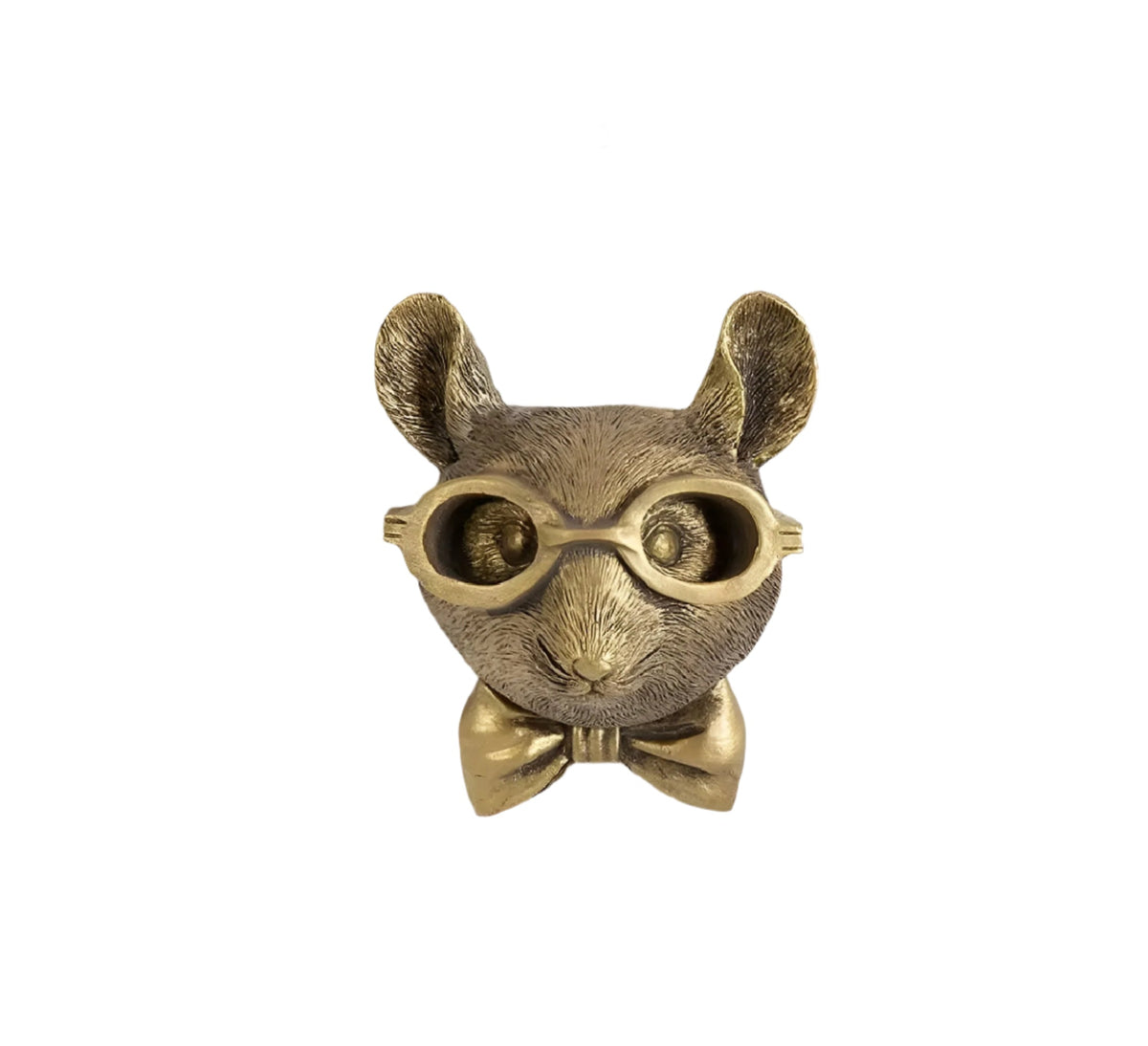 Wandhaak Dierenkop Kunsthars Sculptuur Hal Woonkamer Decoratief Opbergen Brons Messing Vintage Design | Sansoti