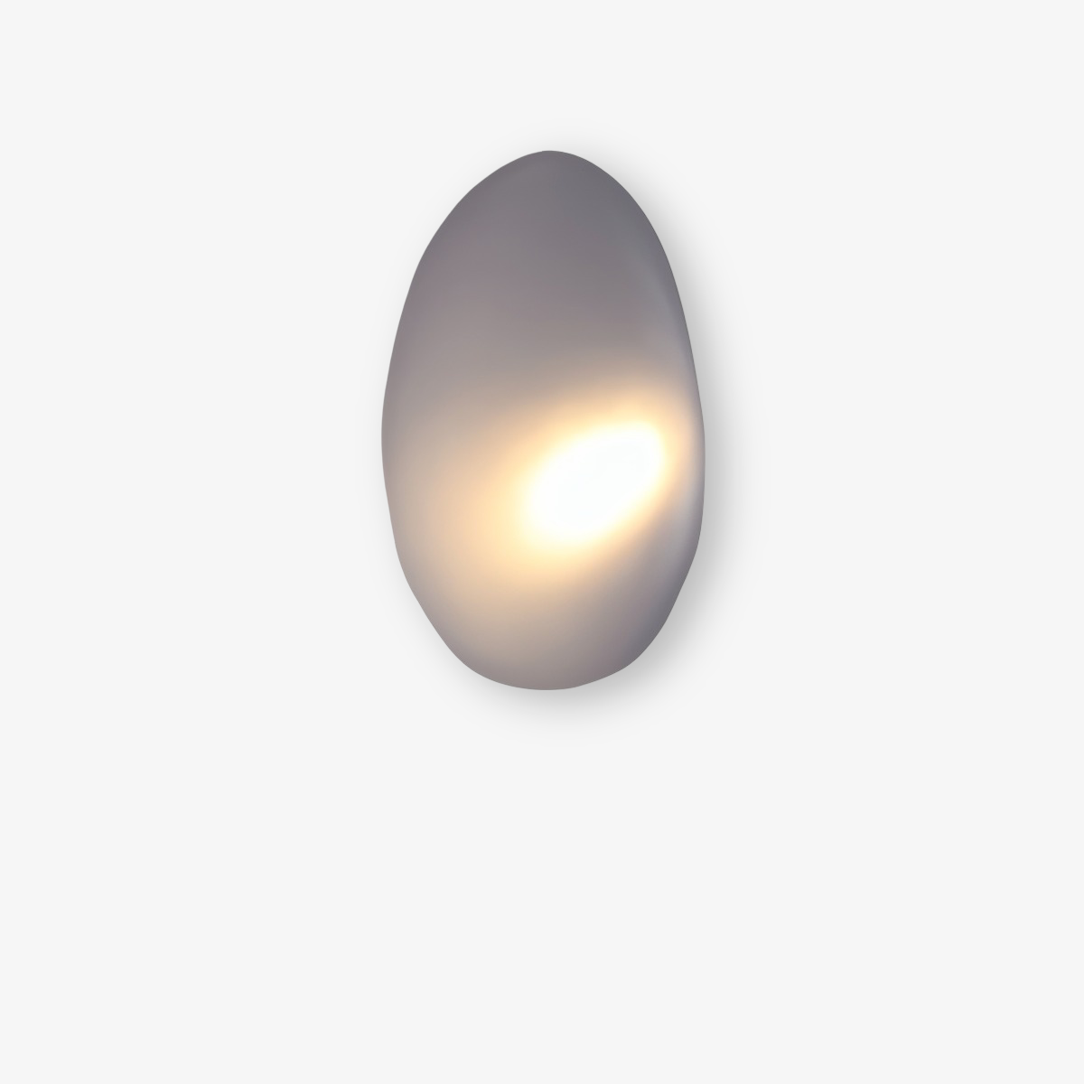Glas-Wandleuchte LED Warmes Licht Metallrand Wohnzimmer Schlafzimmer Flur Skandinavisches Design Modernes Interieur | Sansoti
