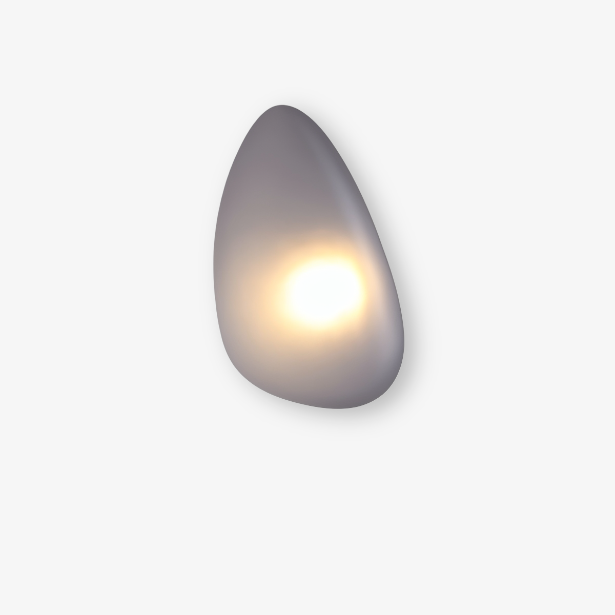 Glas-Wandleuchte LED Warmes Licht Metallrand Wohnzimmer Schlafzimmer Flur Skandinavisches Design Modernes Interieur | Sansoti