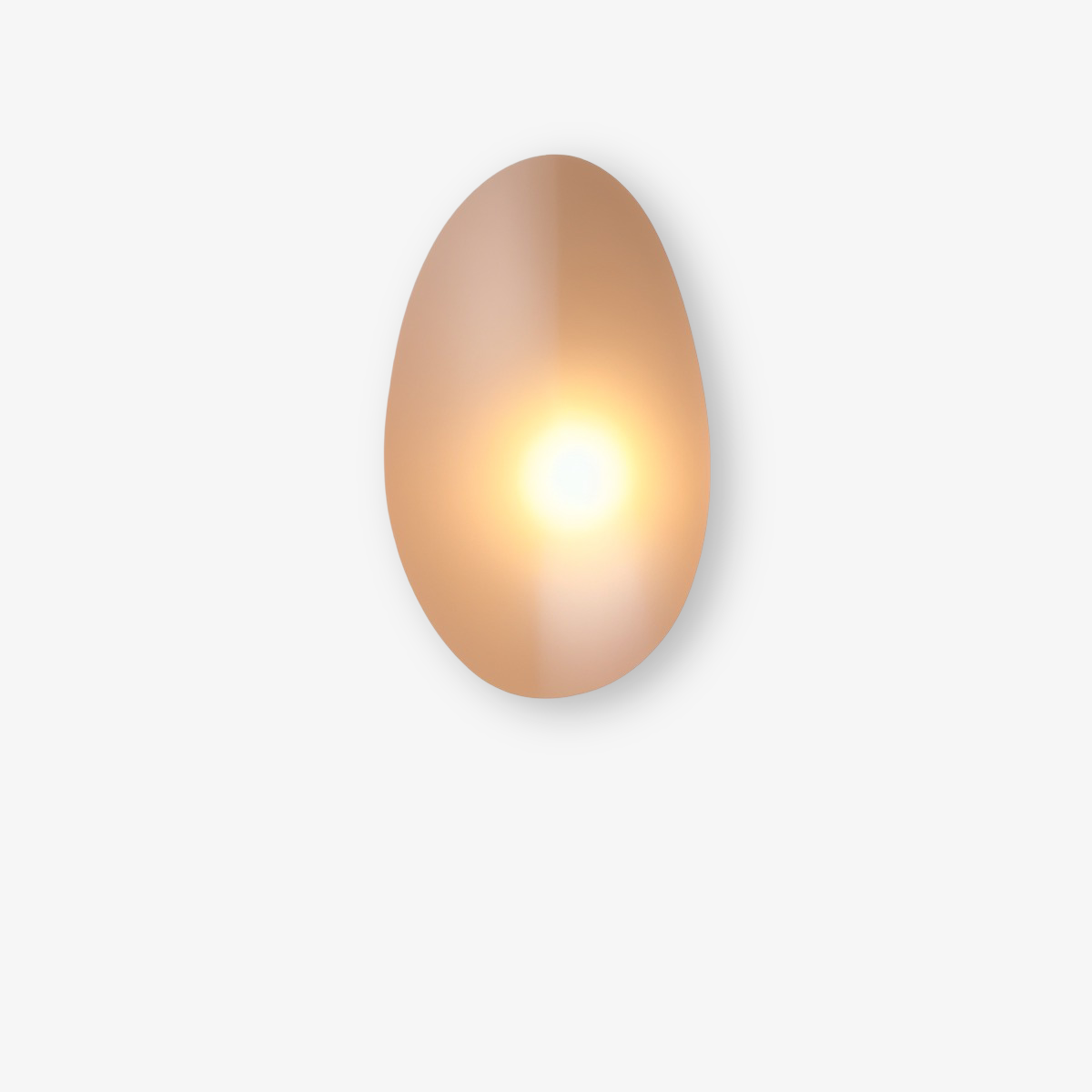 Glas-Wandleuchte LED Warmes Licht Metallrand Wohnzimmer Schlafzimmer Flur Skandinavisches Design Modernes Interieur | Sansoti