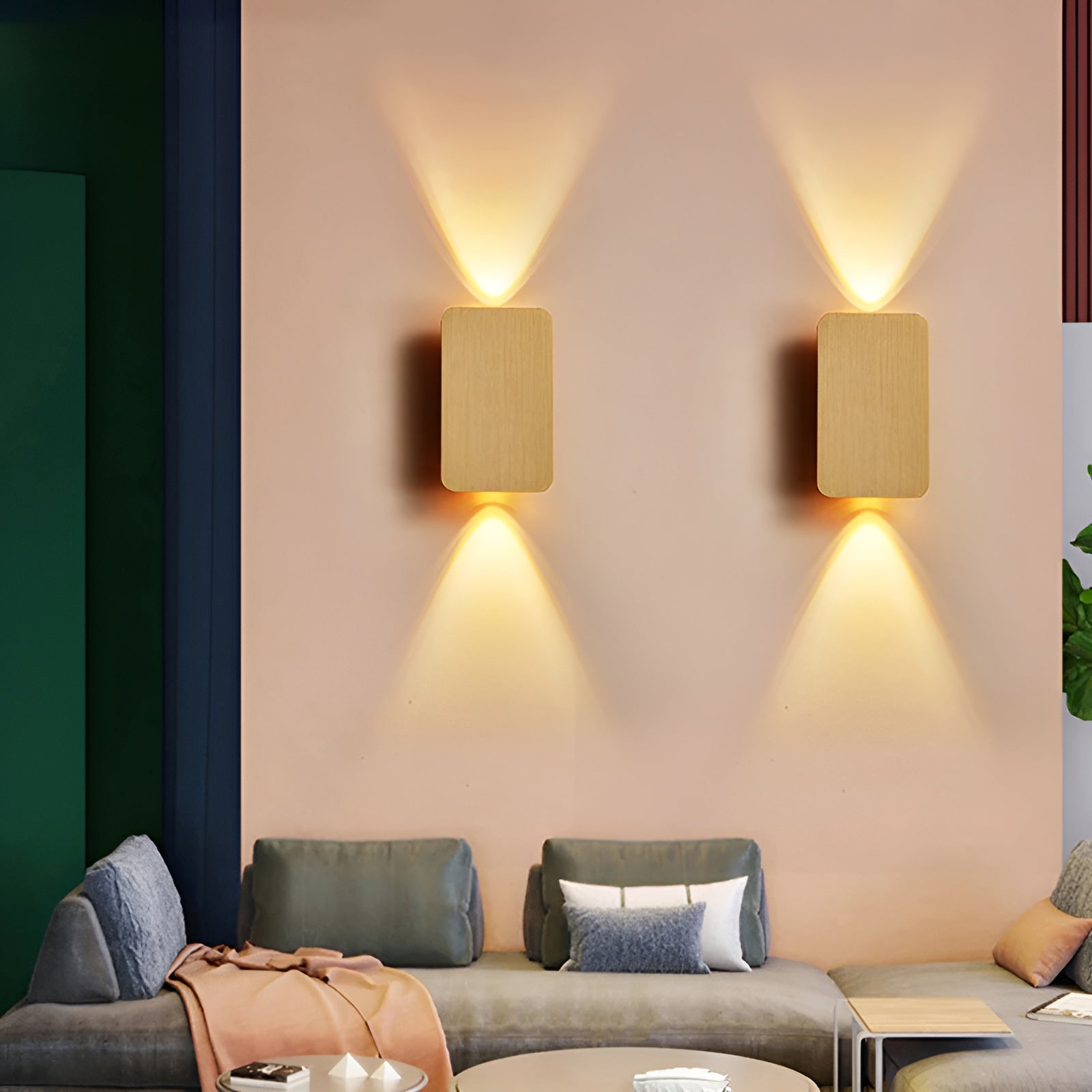 Wandlamp LED Indirect Licht Aluminium Slaapkamer Hal | Sansoti