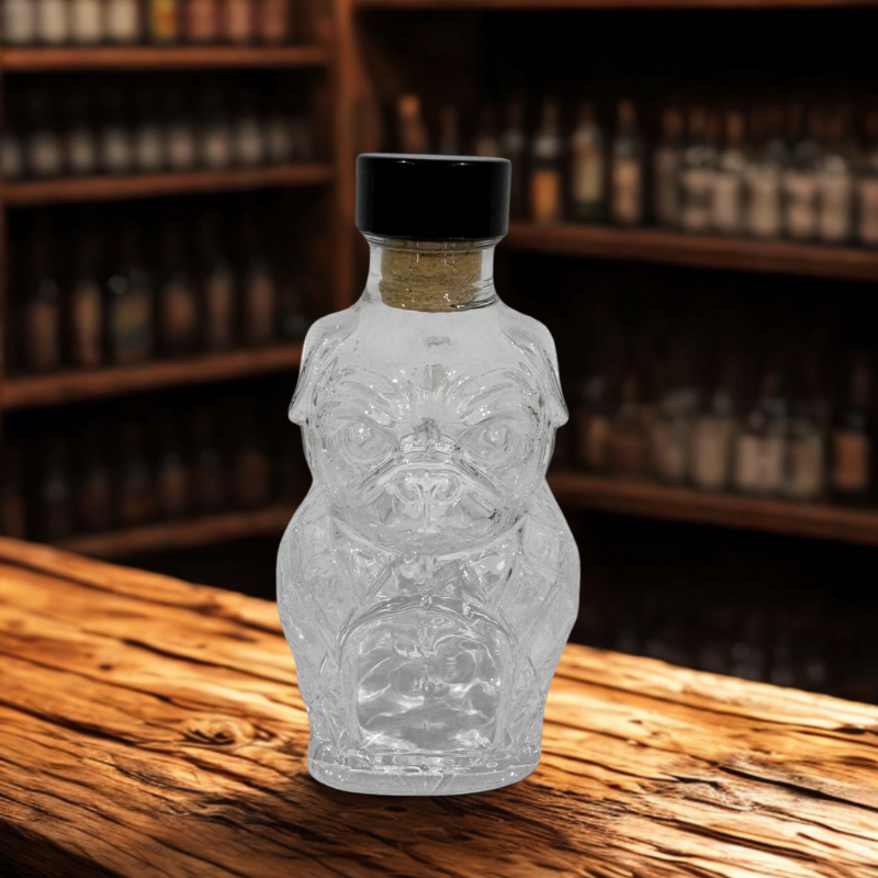 Tierflasche Dekorative Glasflasche in Tierform Dackel Katze Drache für Wohnzimmer Tisch Küche Dekoration Geschenk | Sansoti