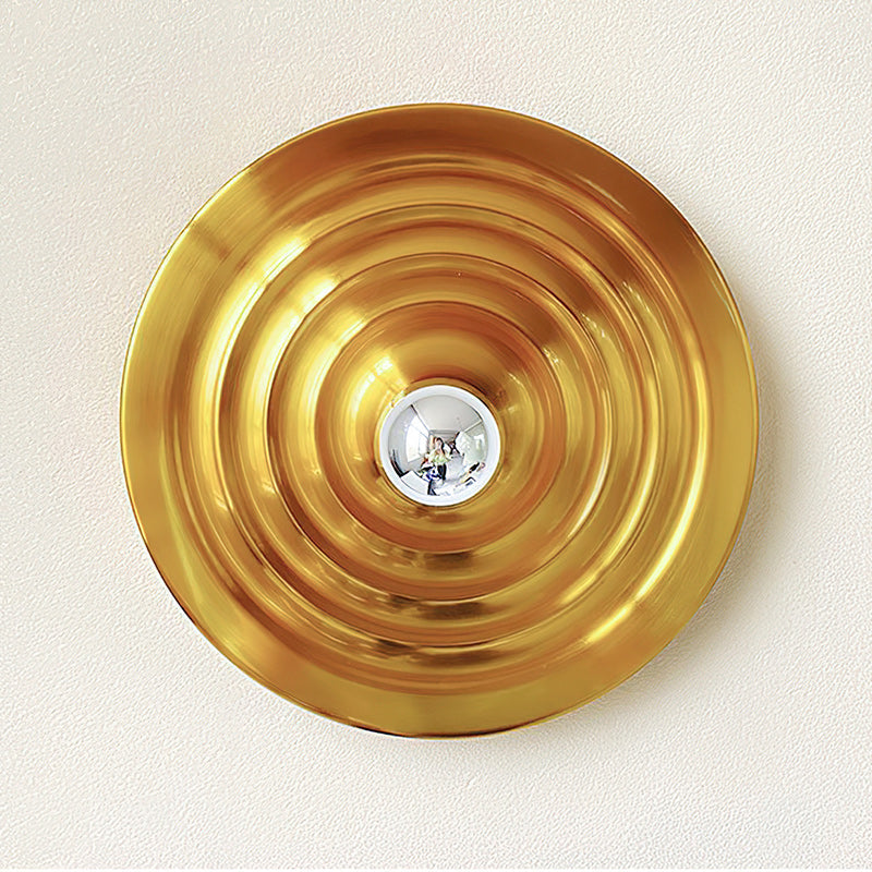 Moderne Disc Wandlamp Ijzer Wit Zwart Oranje Nikkel Messing Plafondlamp Dubbelfunctie Porches Patio Interieur Verlichting | Sansoti