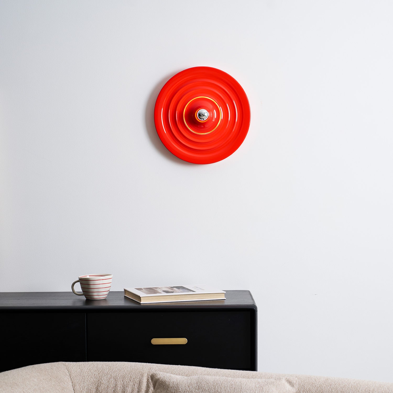 Moderne Disc Wandlamp Ijzer Wit Zwart Oranje Nikkel Messing Plafondlamp Dubbelfunctie Porches Patio Interieur Verlichting | Sansoti