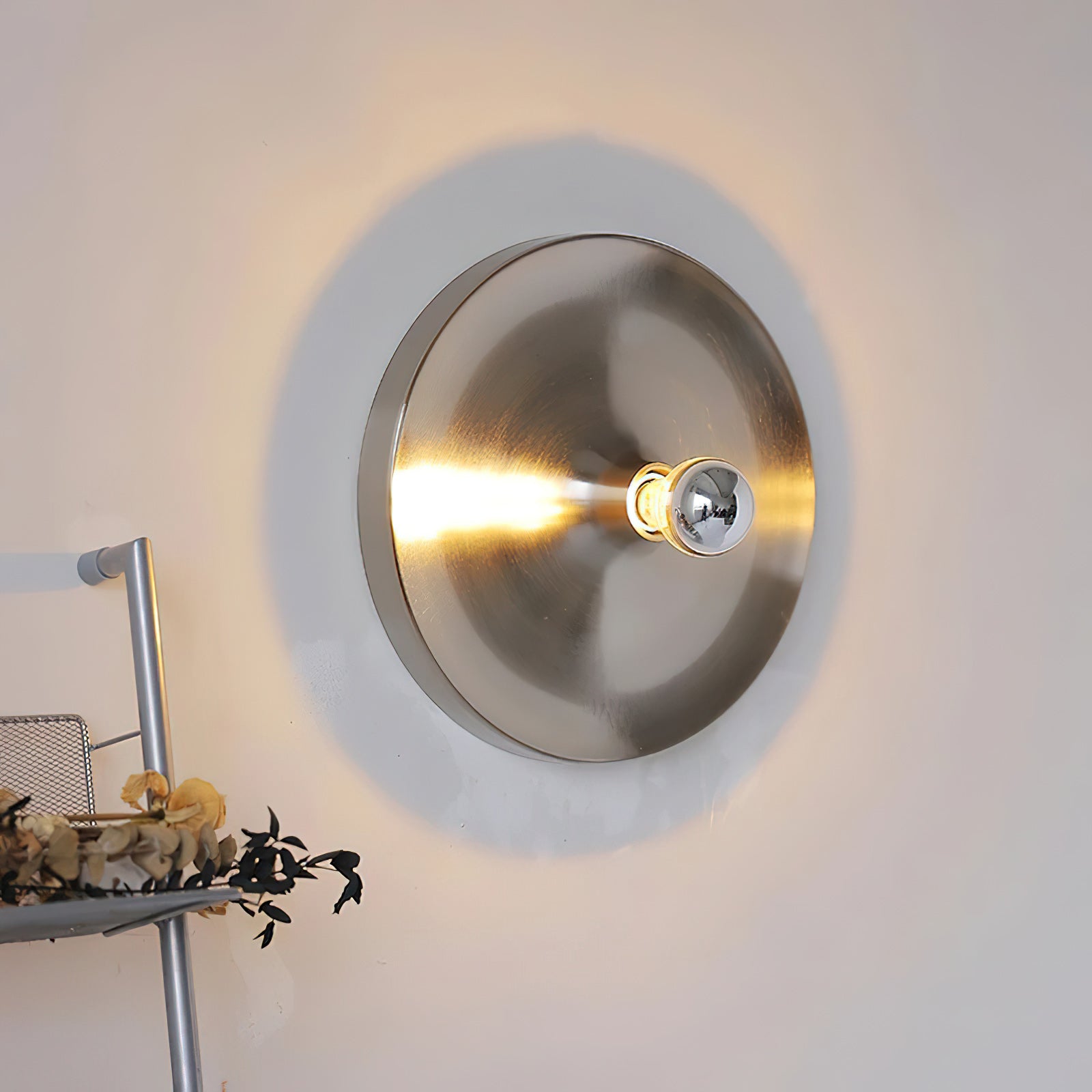 Moderne Disc Wandlamp Ijzer Wit Zwart Oranje Nikkel Messing Plafondlamp Dubbelfunctie Porches Patio Interieur Verlichting | Sansoti